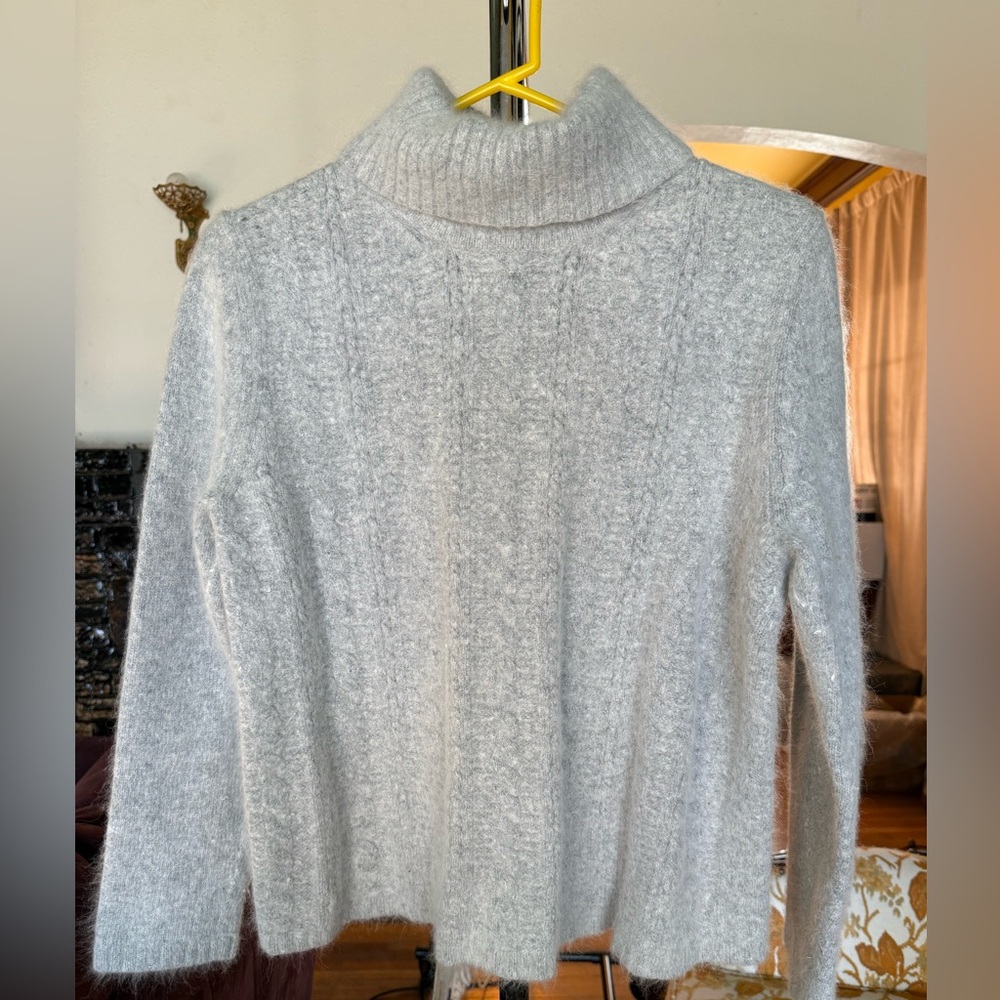 Gray Angora blend sweater